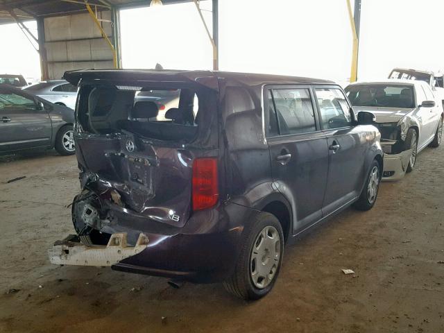 JTLKE50E581029149 - 2008 TOYOTA SCION XB 紫色 照片 4