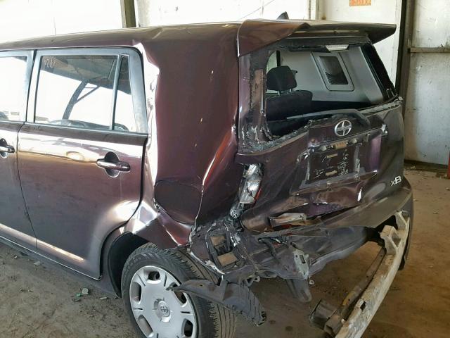 JTLKE50E581029149 - 2008 TOYOTA SCION XB 紫色 照片 9