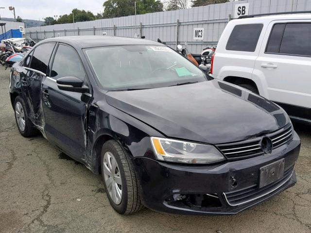 3VWDP7AJ6DM440804 - 2013 VOLKSWAGEN JETTA SE BLACK photo 1