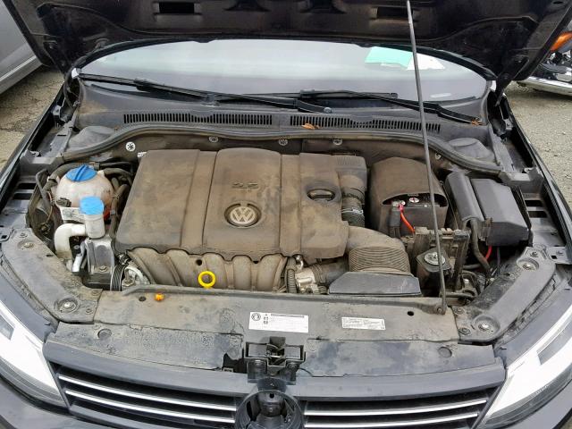3VWDP7AJ6DM440804 - 2013 VOLKSWAGEN JETTA SE BLACK photo 7