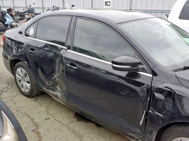 3VWDP7AJ6DM440804 - 2013 VOLKSWAGEN JETTA SE BLACK photo 9
