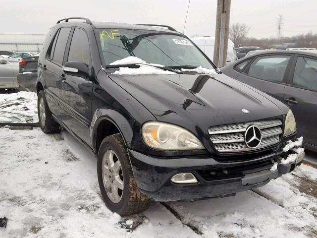 4JGAB57E84A509097 - 2004 MERCEDES-BENZ ML 350 BLACK photo 1