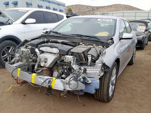 1G11F5SL6FF120861 - 2015 CHEVROLET MALIBU LTZ SILVER photo 2