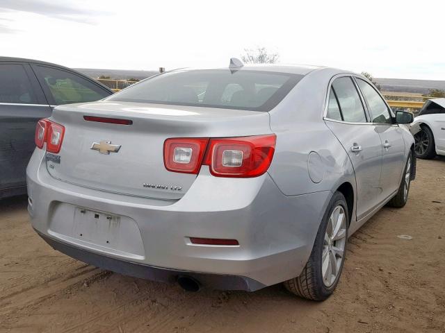 1G11F5SL6FF120861 - 2015 CHEVROLET MALIBU LTZ SILVER photo 4