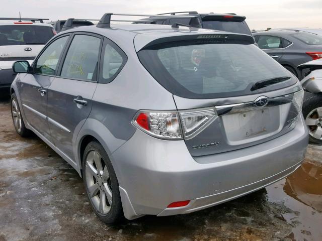 JF1GH63609H824692 - 2009 SUBARU IMPREZA OU SILVER photo 3