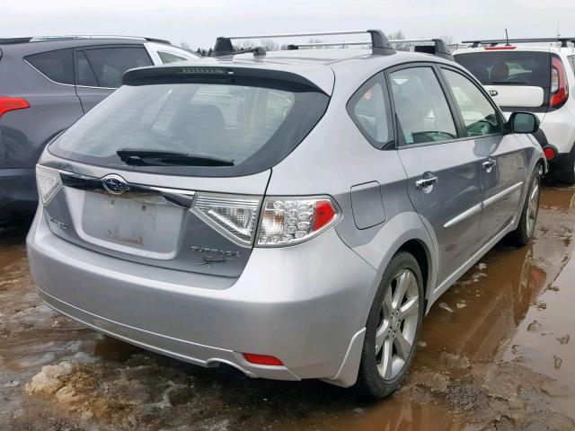 JF1GH63609H824692 - 2009 SUBARU IMPREZA OU SILVER photo 4