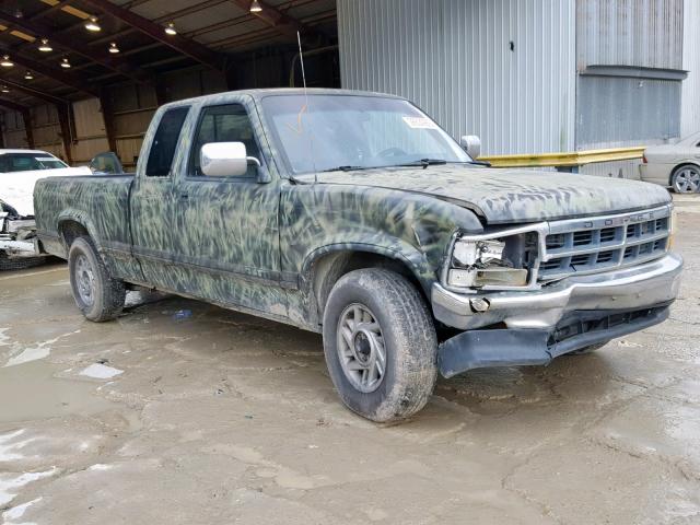 1B7GL23Y8PS270336 - 1993 DODGE DAKOTA GREEN photo 1