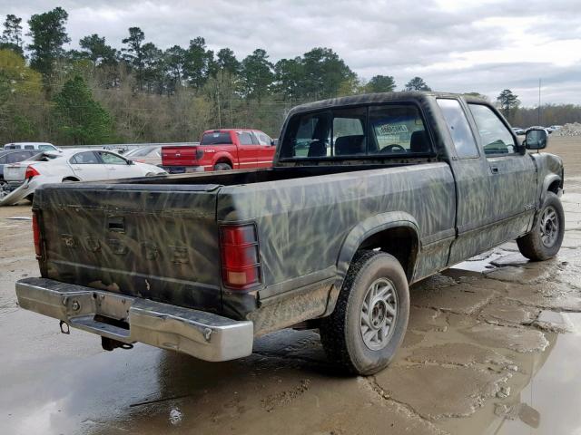 1B7GL23Y8PS270336 - 1993 DODGE DAKOTA GREEN photo 4