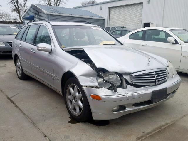 WDBRH61J74F452572 - 2004 MERCEDES-BENZ C 240 SPOR SILVER photo 1