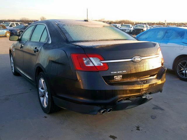 1FAHP2EW9BG138899 - 2011 FORD TAURUS SEL BLACK photo 3