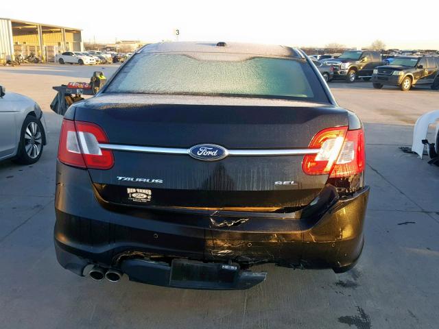 1FAHP2EW9BG138899 - 2011 FORD TAURUS SEL BLACK photo 9