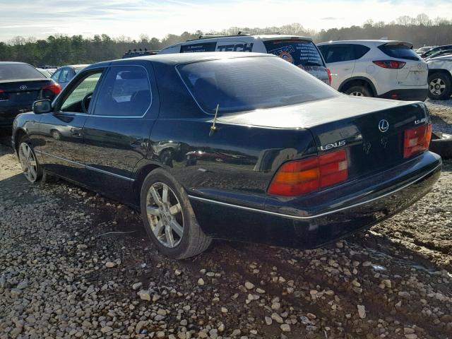 JT8UF22E0S0008623 - 1995 LEXUS LS 400 BLACK photo 3