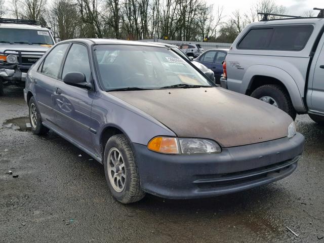 JHMEG8648SS025583 - 1995 HONDA CIVIC DX PURPLE photo 1