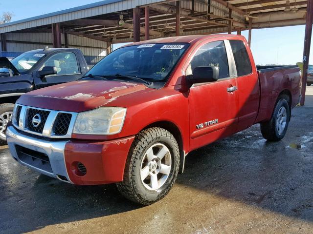 1N6BA06A36N563512 - 2006 NISSAN TITAN XE BURGUNDY photo 2