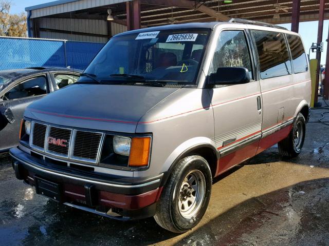 1GKDM15Z3NB519417 - 1992 GMC SAFARI GRAY photo 2