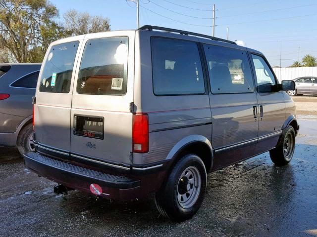 1GKDM15Z3NB519417 - 1992 GMC SAFARI GRAY photo 4