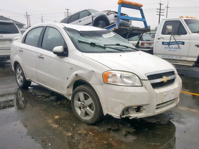 KL1TG566X8B194075 - 2008 CHEVROLET AVEO LT WHITE photo 1