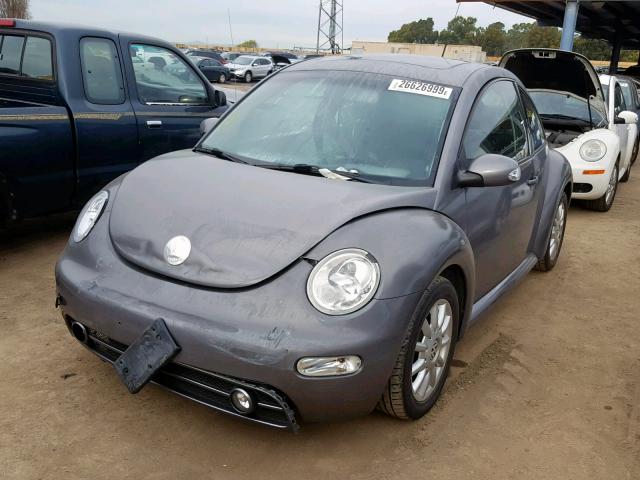 3VWCK31C94M406828 - 2004 VOLKSWAGEN NEW BEETLE Grau Foto 2