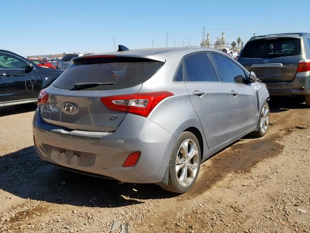 KMHD35LH5EU201010 - 2014 HYUNDAI ELANTRA GT GRAY photo 4