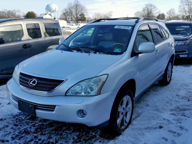 JTJHW31U872011361 - 2007 LEXUS RX 400H SILVER photo 2