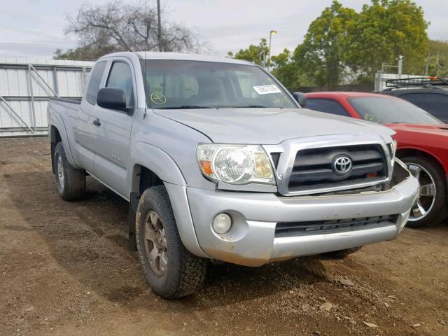 5TETU62NX8Z480640 - 2008 TOYOTA TACOMA PRE SILVER photo 1