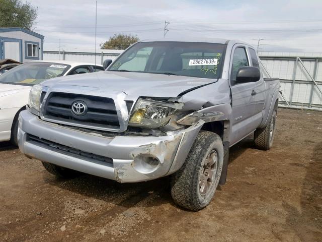 5TETU62NX8Z480640 - 2008 TOYOTA TACOMA PRE SILVER photo 2