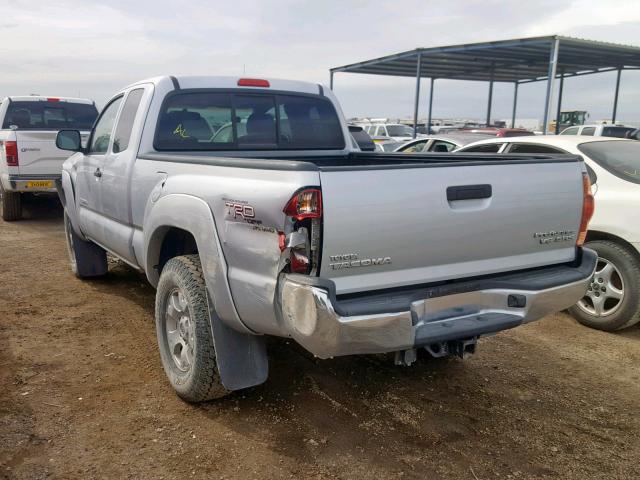 5TETU62NX8Z480640 - 2008 TOYOTA TACOMA PRE SILVER photo 3