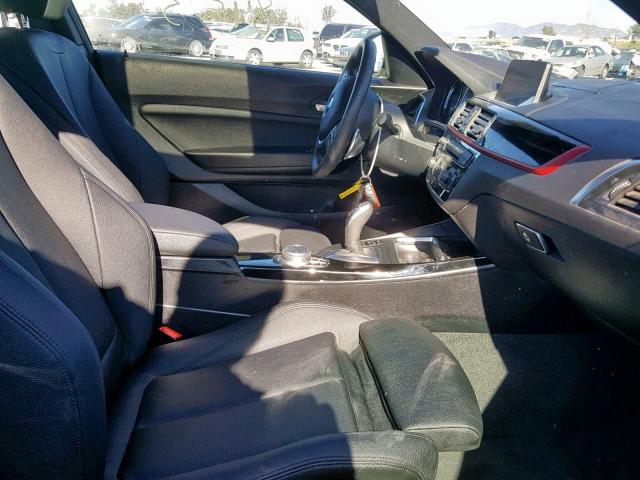 WBA2J3C54JVA52461 - 2018 BMW 230XI BLACK photo 5