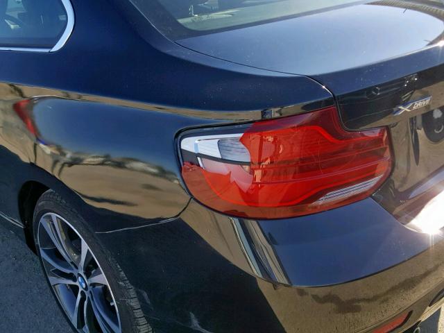 WBA2J3C54JVA52461 - 2018 BMW 230XI BLACK photo 9