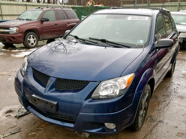 5Y2SL62853Z444786 - 2003 PONTIAC VIBE BLUE photo 2