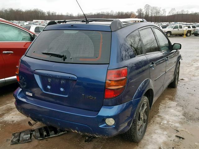 5Y2SL62853Z444786 - 2003 PONTIAC VIBE BLUE photo 4