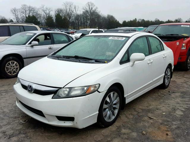 2HGFA1F9XAH513242 - 2010 HONDA CIVIC EXL WHITE photo 2