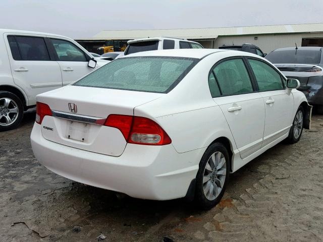 2HGFA1F9XAH513242 - 2010 HONDA CIVIC EXL WHITE photo 4