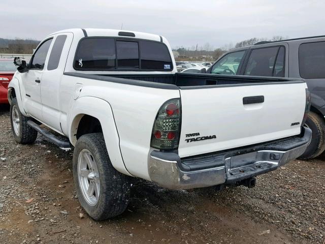 5TETU62N87Z373570 - 2007 TOYOTA TACOMA PRE WHITE photo 3