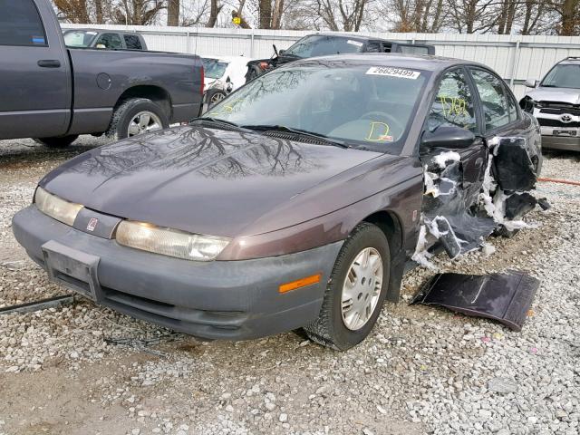 1G8ZH5282WZ210601 - 1998 SATURN SL1 PURPLE photo 2