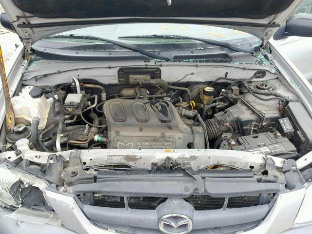 4F2CU08181KM61807 - 2001 MAZDA TRIBUTE LX SILVER photo 7