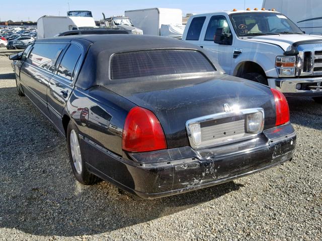 1L1FM88W85Y640341 - 2005 LINCOLN TOWN CAR E BLACK photo 3