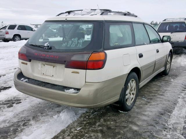 4S3BH6652Y7600917 - 2000 SUBARU LEGACY OUT WHITE photo 4