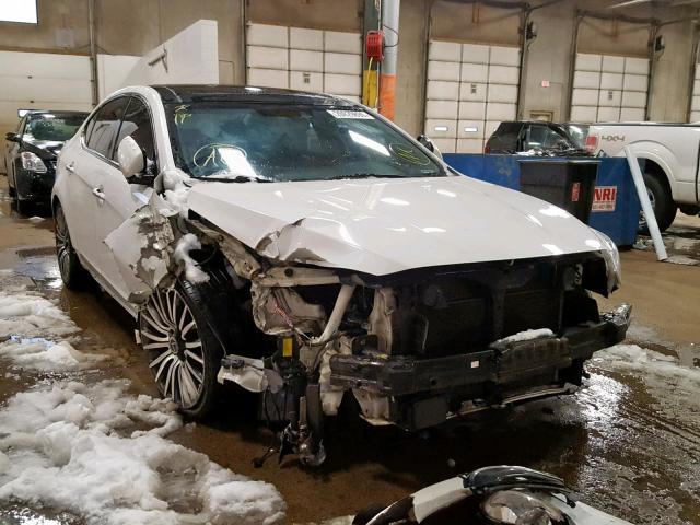 KNALN4D72E5132715 - 2014 KIA CADENZA PR WHITE photo 1