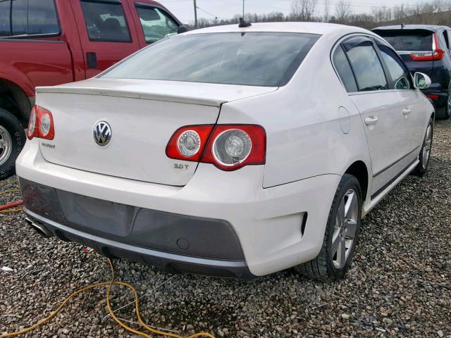 WVWAK73C78E072051 - 2008 VOLKSWAGEN PASSAT KOM WHITE photo 4