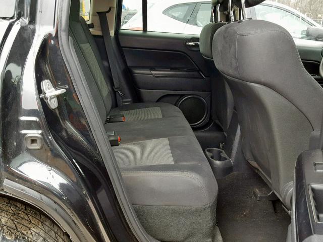 1J4NF1FB1BD134069 - 2011 JEEP COMPASS SP შავი ფოტო 6