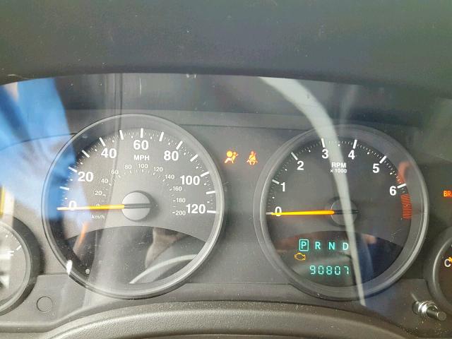 1J4NF1FB1BD134069 - 2011 JEEP COMPASS SP შავი ფოტო 8