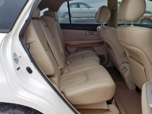 JTJGW31U082850868 - 2008 LEXUS RX 400H WHITE photo 6