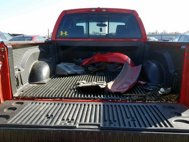 1D3HU18216J120144 - 2006 DODGE RAM 1500 S RED photo 6