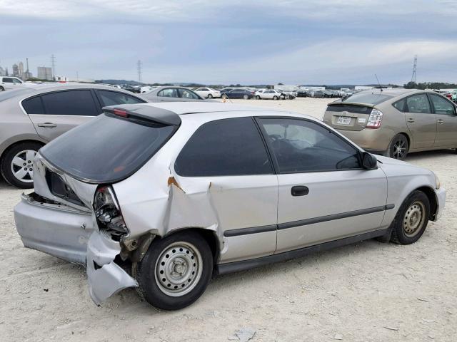 2HGEJ6329TH113594 - 1996 HONDA CIVIC CX SILVER photo 4