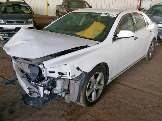 1G1ZC5EU0CF190898 - 2012 CHEVROLET MALIBU 1LT 白色 照片 2