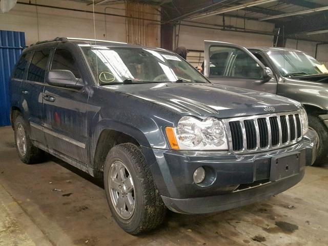 1J8HR58P77C543872 - 2007 JEEP GRAND CHER BLUE photo 1