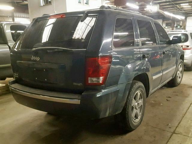 1J8HR58P77C543872 - 2007 JEEP GRAND CHER BLUE photo 4