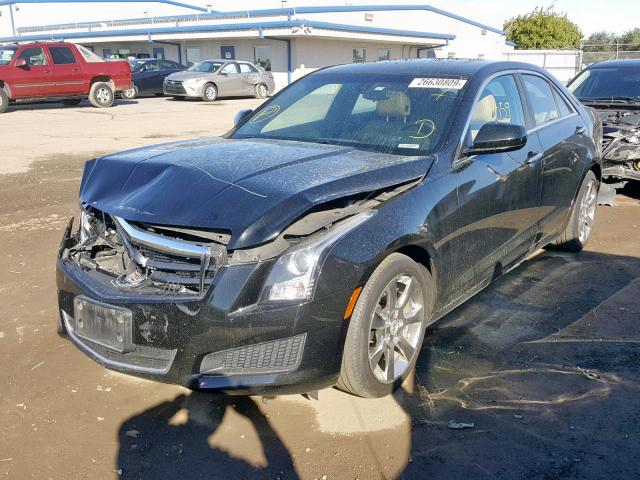 1G6AA5RA9E0162813 - 2014 CADILLAC ATS BLACK photo 2