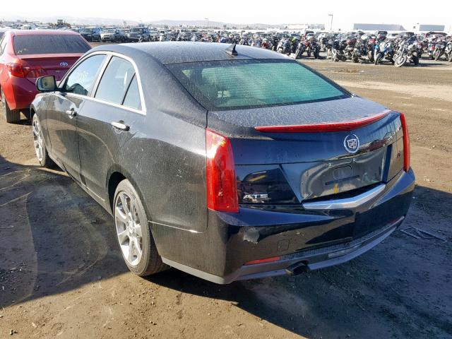 1G6AA5RA9E0162813 - 2014 CADILLAC ATS BLACK photo 3